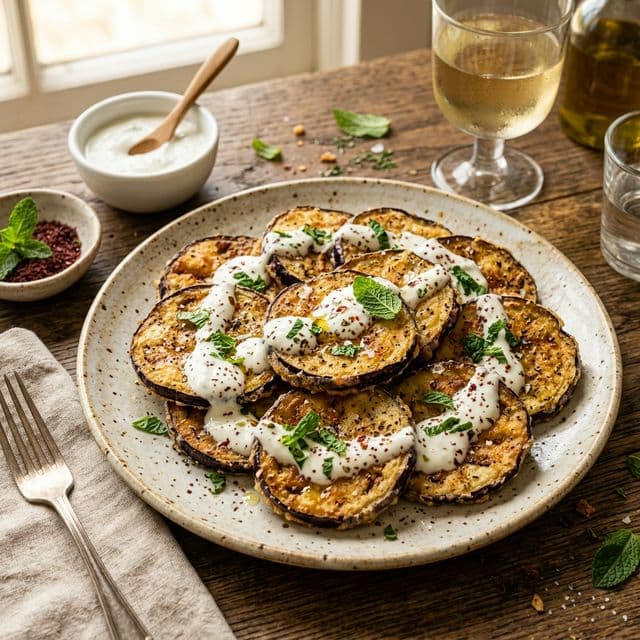 Airfryer Patlıcan Kızartma