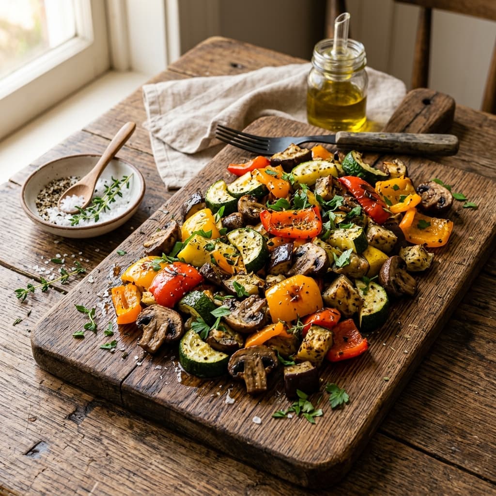 Airfryer Karışık Sebze tarifi