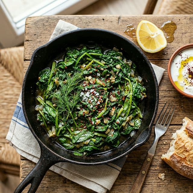 Ege Usulü Ot Kavurma