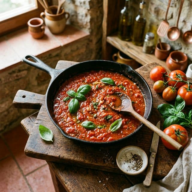 Ev Yapımı Domates Sos