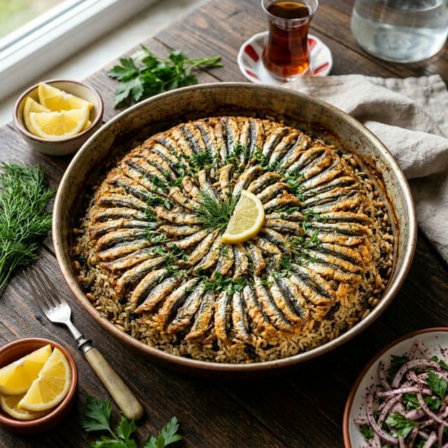 Hamsili Pilav tarifi