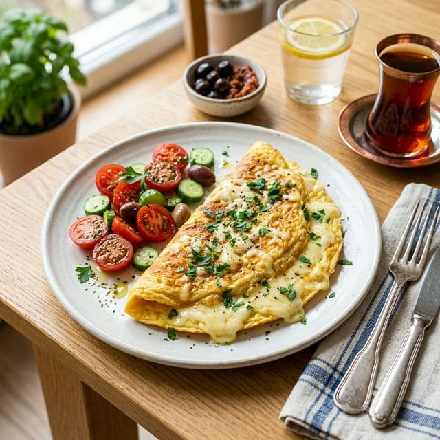 Peynirli Omlet
