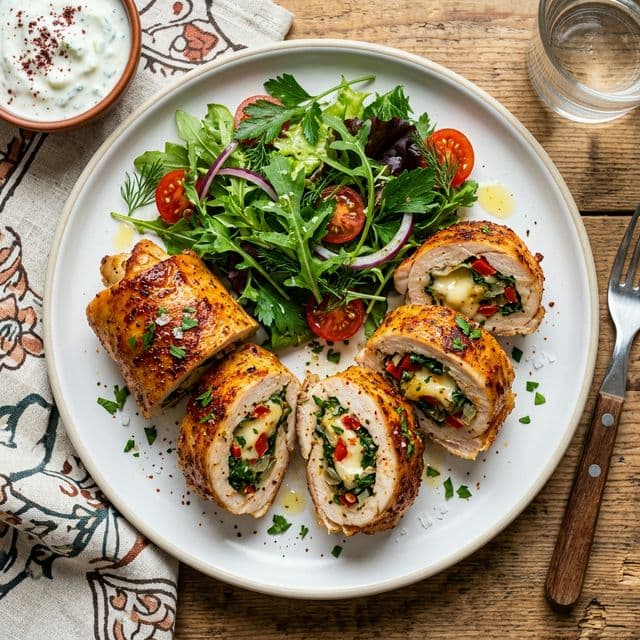 Fırında Tavuk Sarma tarifi